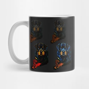 Rottweiler sticker pack Mug